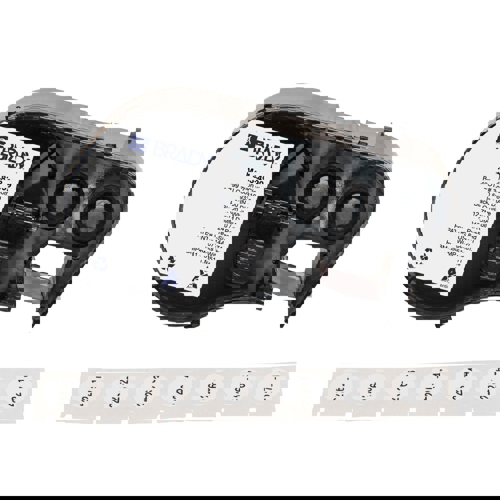 Labels, Ribbons & Tapes; Application: Label Printer Cartridge ; Type: Label Printer Cartridge ; Color Family: White ; Color: Black on White ; Number Of Labels Per Roll: 240 ; Label Diameter (Inch): 1/2